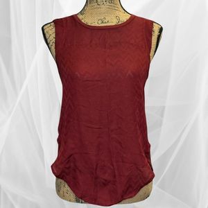 Women's XS Maroon/Burgundy Dressy Tank Top - Merona